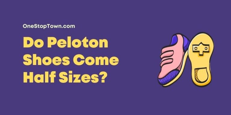 Do Peloton Shoes Come Half Sizes?