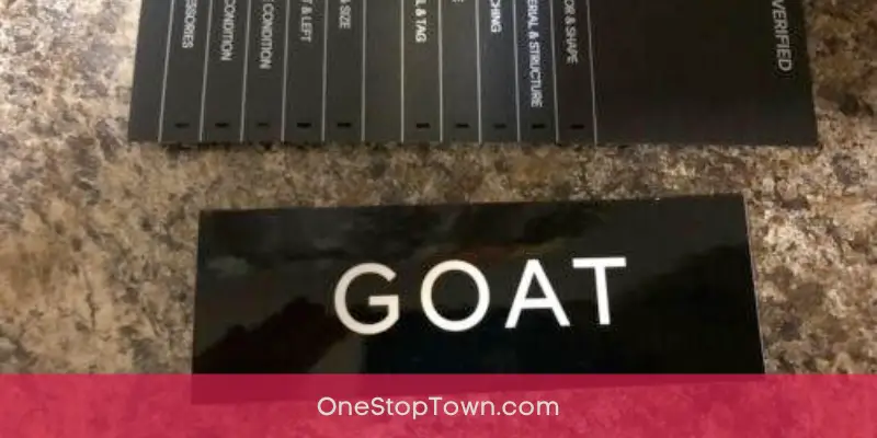 goat shoe verification card